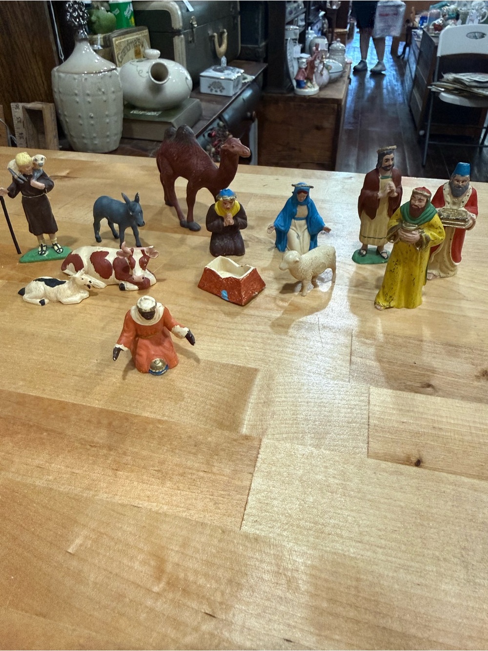 Vintage Nativity People